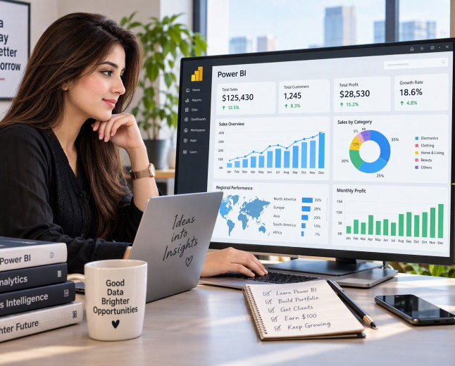 How to Make Your First $100 with Power BI: A Beginner's Guide to Earning Online