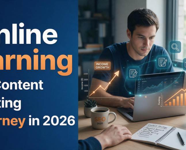 Online Earning by Content Writing Journey in 2026: A Complete SEO Guide